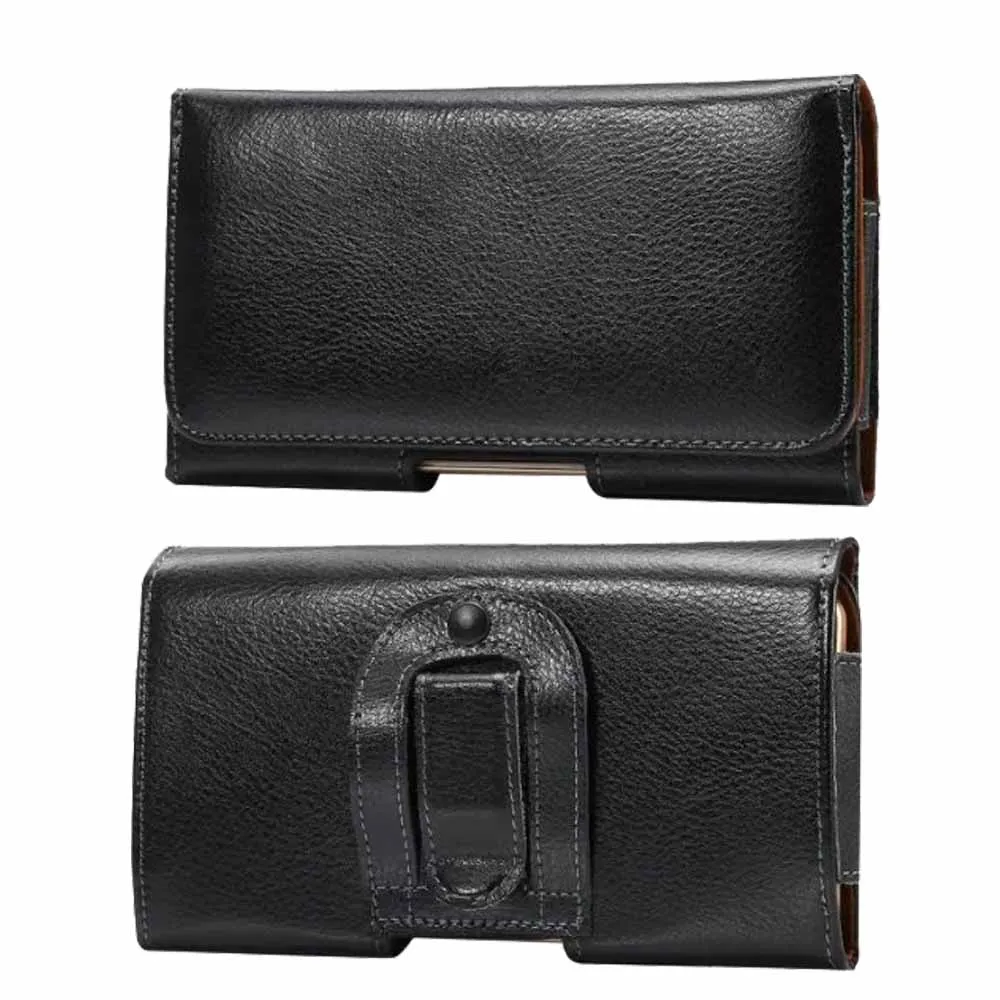 

Mobile Belt Case Genuine Leather For iPhone 6 7 8 Case Leather Genuine Universal Horizontal Belt Clip Holster Phone Pouch Bag