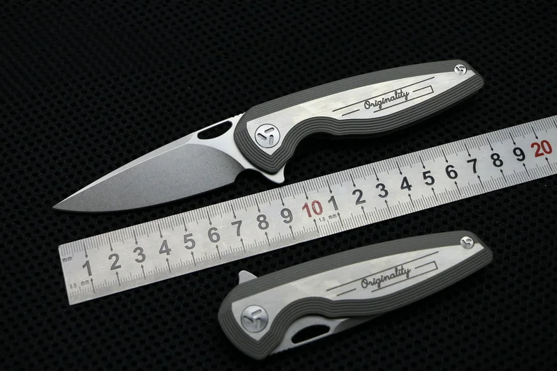 Складной нож TIGEND Maker 2 Flipper S35VN титановая ручка подшипник кемпинг искусство