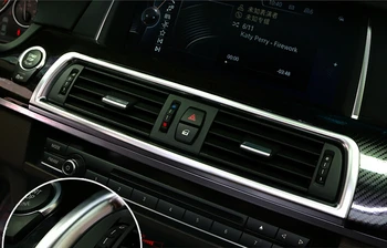 

For BMW 5 series F10 2011 2012 2013 2014 Left Hand Drive Car 1pcs Middle Console Air Vent Outlet decoration Cover Trim