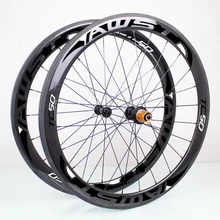 Carbon wheels carbon 50mm clincher carbon wheelset, 700C Road bike carbon bicycle wheels road bike 50 mm rim