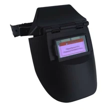Solar Powered Auto-Darkening Flip Cover Welding Mask With Soft Sponge Auto Darkening Grinding TIG Welding Helmet Tool
