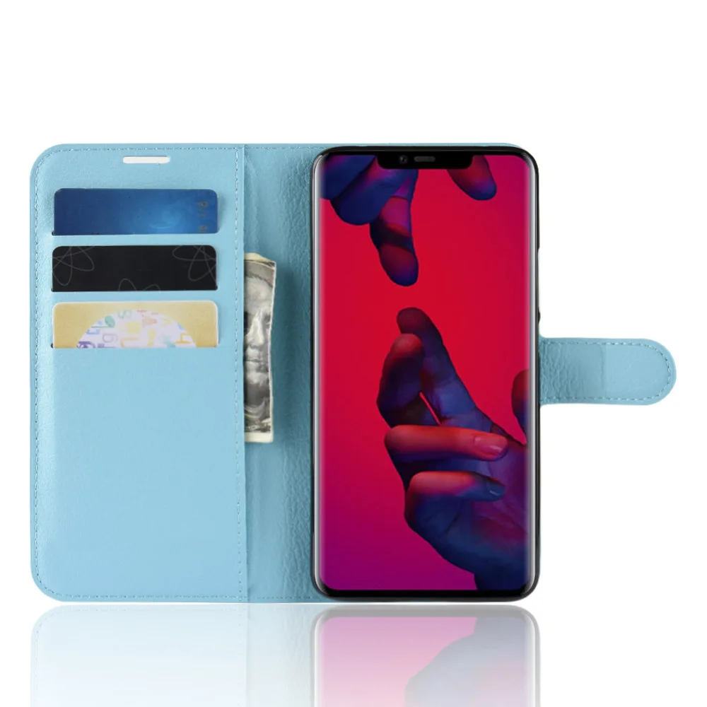 Роскошный чехол-бумажник из искусственной кожи с откидной крышкой для huawei mate 20 Pro, слоты для карт, чехол для телефона с подставкой, Fundas Coque для huawei mate 20 Pro