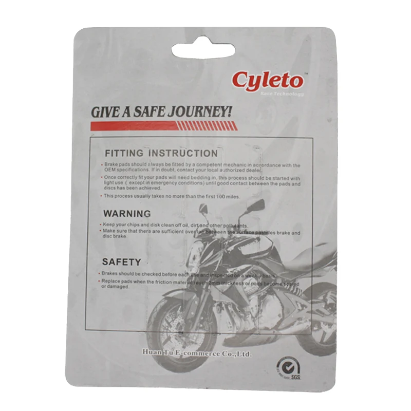 Cyleto Мотоцикл Передние тормозные колодки для Suzuki DR 125 DR125 1986-1996 DR200 1986- SP200 SP 200 1986-1988 DR250F DR 250 F 1985