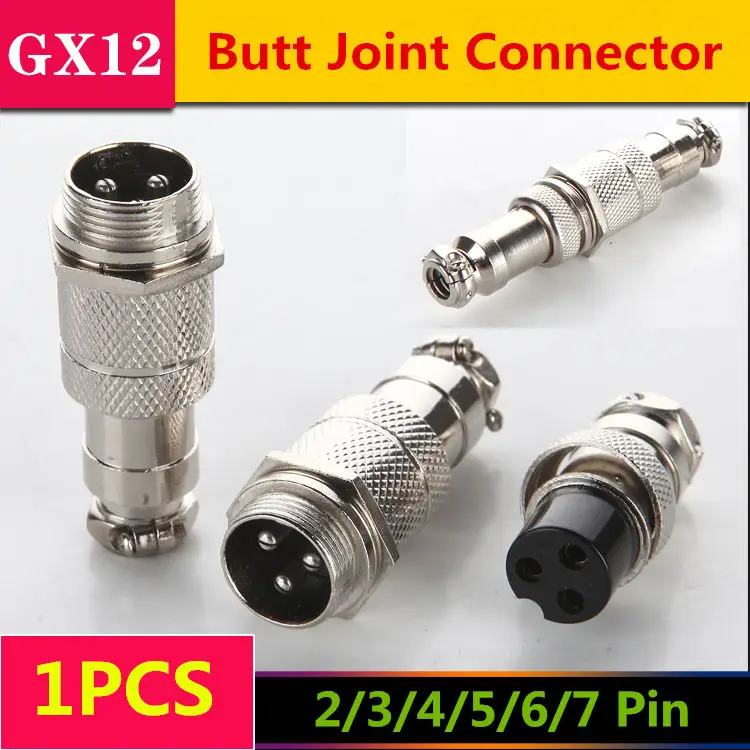 1 шт. AP003 GX12 2/3/4/5/6/7 Pin 12 мм Штекерный и гнездовой соединитель авиационный штекер