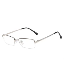 Бренд, высокое качество, классические прямоугольные оптические очки, полуоправы для мужчин, компьютерный синий светильник, блокирующие очки 8732CJ