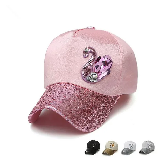 pink sparkle baseball cap fashion women sequin caps hats summer cool sun hat adjustable swan ladies gold pink sparkle baseball cap fashion women sequin caps hats summer cool sun hat adjustable swan ladies gold