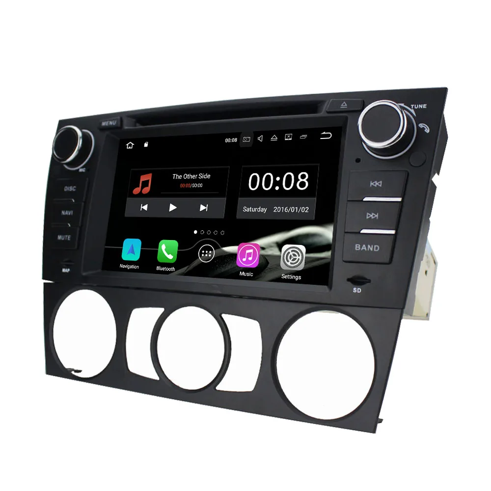 Android 7.1.1 1 Din Quad Core 2GB RAM 16GB ROM Car DVD player GPS Wifi Bluetooth For BMW 3 E90 E91 E92 E93 2006 2007 2008-2011 | Автомобили