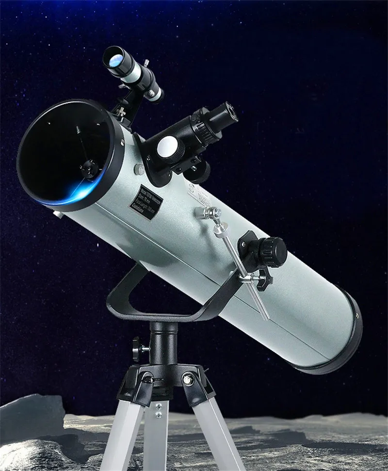 HD 350 раз светоотражающий астрономический телескоп 76700 с легированным штативом масштабируемый Монокуляр отражающий для наблюдения за космосом и планетой