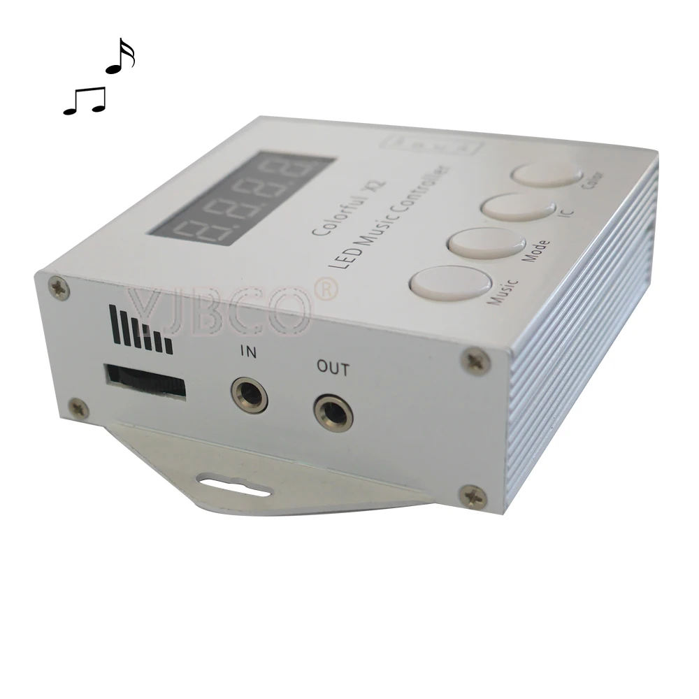 DC5-24V WS2812B WS2811 WS2813 6803 USC1903 IC цифровой прибор приемно-Светодиодные ленты музыка контроллер 1000 Пиксели цветной контролер