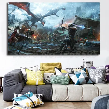 

Blades Legends Heroes Of Skyrim HD Wallpapers Art Canvas Poster Painting Wall Picture Print Home Bedroom Decoration