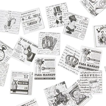 

45 PCS/box New Modern Life Album Paper Label Stickers Scrapbooking Adhesive Stickers DIY Decoration Diary Stickers