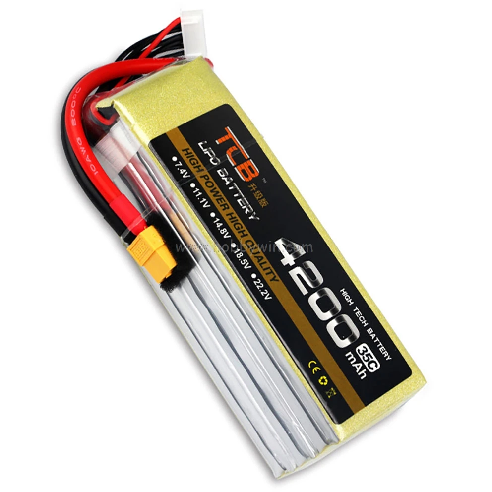 

22.2V/6S 4200mAh 35C LiPO upgrade Battery XT60-plug Burst 70C RC model Lipolymer power pack