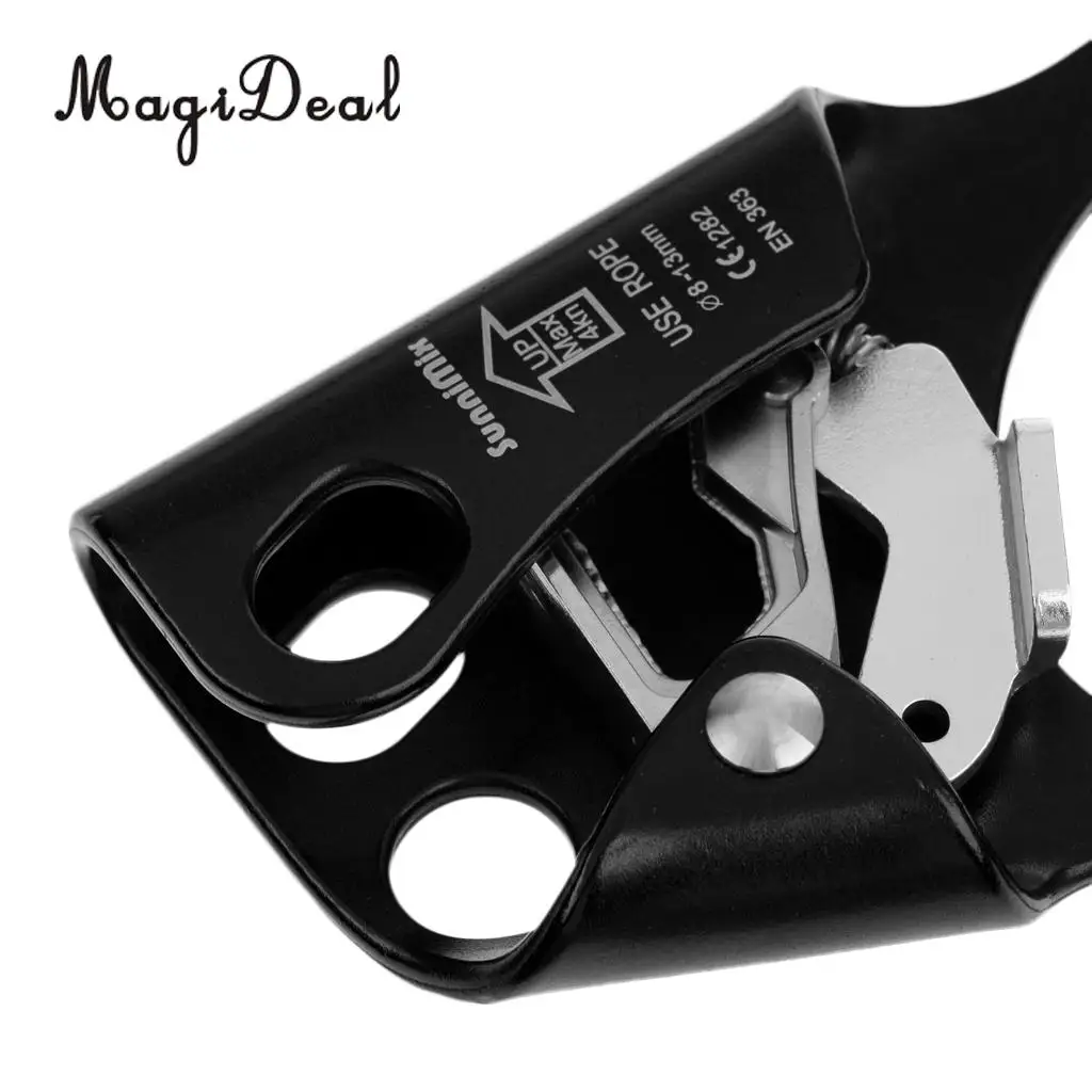 MagiDeal Professional Tree Rock Climbing Hand Ascender Riser 8-13mm Rope Clamp Equipment  for Rescue Caving Engineering Supplies