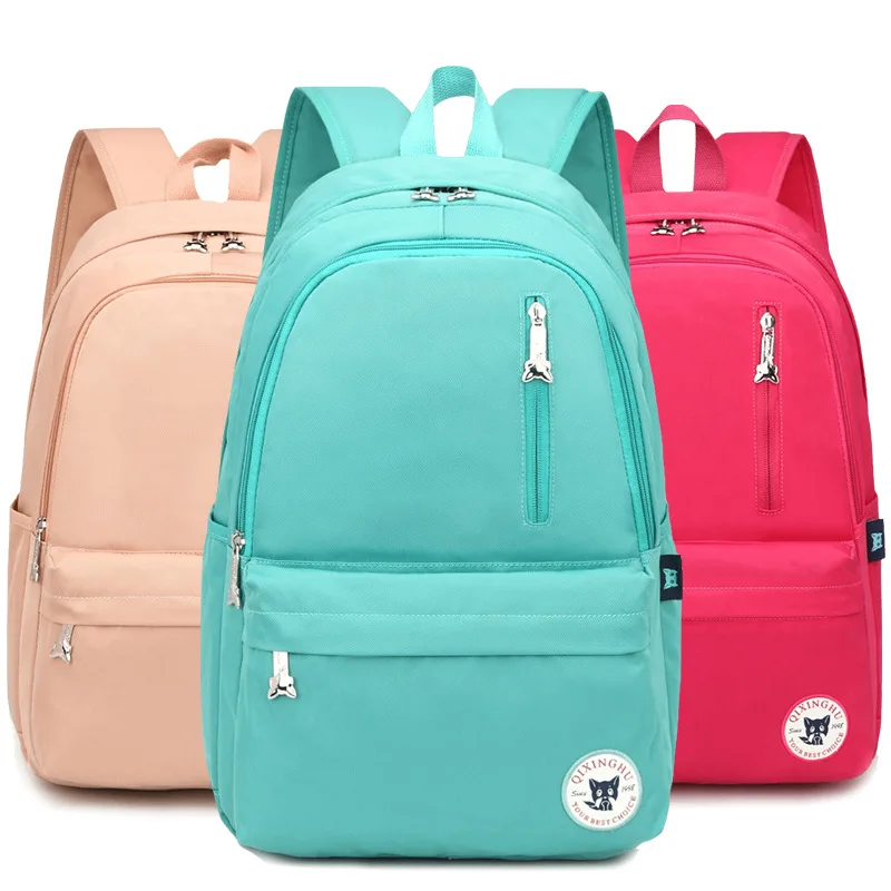 بسيط Preppy البريطانية نمط فتاة الصبي الأطفال حقيبة مدرسية Bagpack مدرسية قماش الاطفال المراهقين طالب الرجال النساء الظهر بسيط Preppy البريطانية نمط فتاة الصبي الأطفال حقيبة مدرسية Bagpack مدرسية قماش الاطفال المراهقين طالب الرجال النساء الظهر
