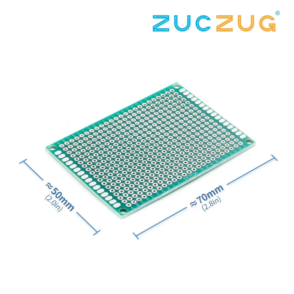 

5*7 CM Double-side Spray Tin Plate Universal Experiment Boards PCB Circuit Plate Hole Plate