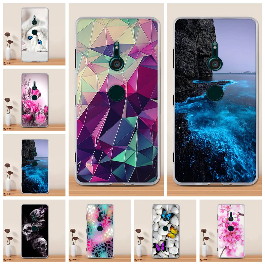 Phone Case For Sony Xperia XZ3 Silicone TPU Soft Cover XZ 3 Back | Мобильные телефоны и аксессуары