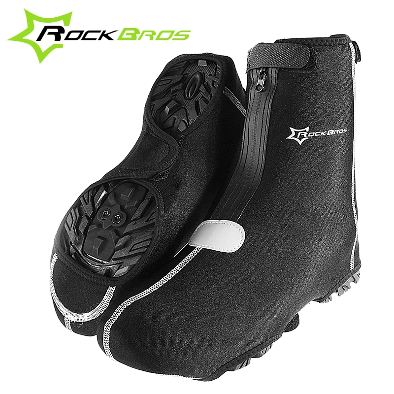 ROCKBROS Cycling Shoes Cover Reflective Strap Cycling Overshoes