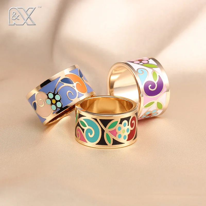 fashion rings for small adorn enamel jewelry ring cloisonne handicrafts ethnic wind fashion rings for small adorn enamel jewelry ring cloisonne handicrafts ethnic wind