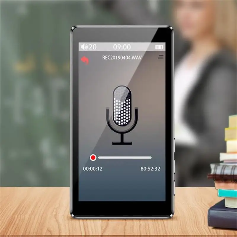 Новейший MP3 плеер RUIZU D20 3 0 дюймовый Полноэкранный сенсорный экран встроенный