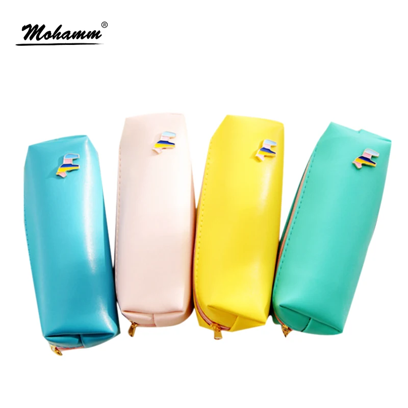1 Pcs Cute Kawaii Japanese Korean Leather Hourse Pen Pencil Pouch