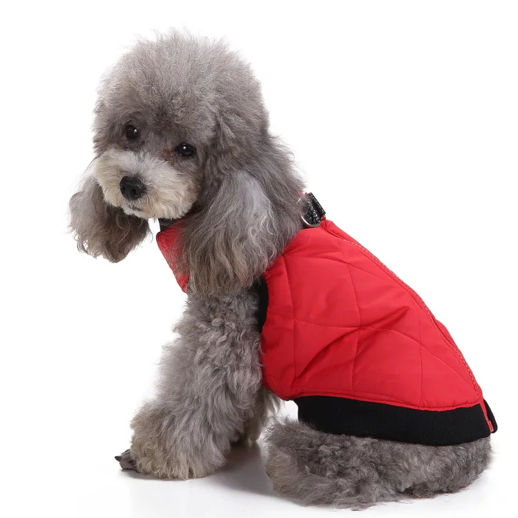 Зимняя Теплая Одежда для собак, мягкий жилет с хлопковой подкладкой, костюм для маленьких собак, фиолетовое пальто, йоркширский терьер, чихуахуа, Тедди