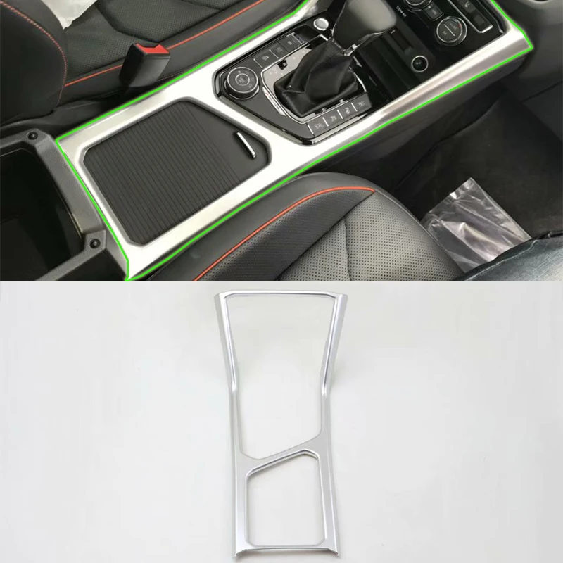 

Car Accessories LHD Interior ABS High Configuration Front Center Gear Shift Panel Cover Trim For Volkswagen Tiguan L 2016