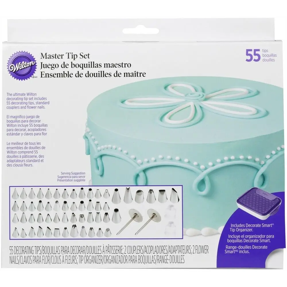 Wilton Master Набор наконечников для украшения 55 шт. декоративные наконечники с