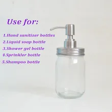 Крышка насоса лосьона для банки Mason для ванны жидкая бутылка, масонская бутылка универсальный пресс маскирующий лосьон дезинфицирующий насос головы крышки