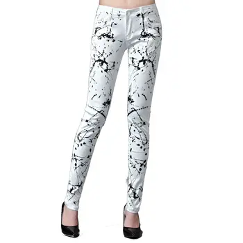 

2017 New Spring Summer Fashion White Women Jeans Mid Waist Skinny Jean All-match Thin Slim Female Pencil Jeans Long Trousers