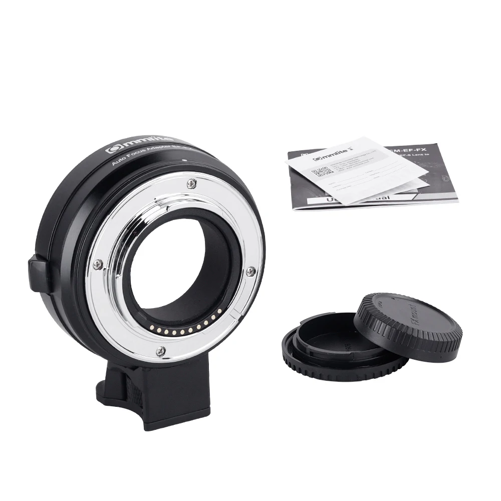 Commlite CM EF FX Алюминиевый адаптер для объектива с автофокусом Canon EF/EF S Fujifilm Mount