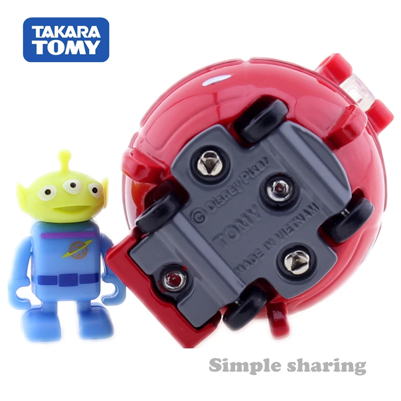 TAKARA TOMY TOMICA pixar DISNEY TOY STORY 06 космический кран игрушка маленький зеленый инопланетянин шаттл модель автомобиля Комплект литья под давлением аниме фигура плесень