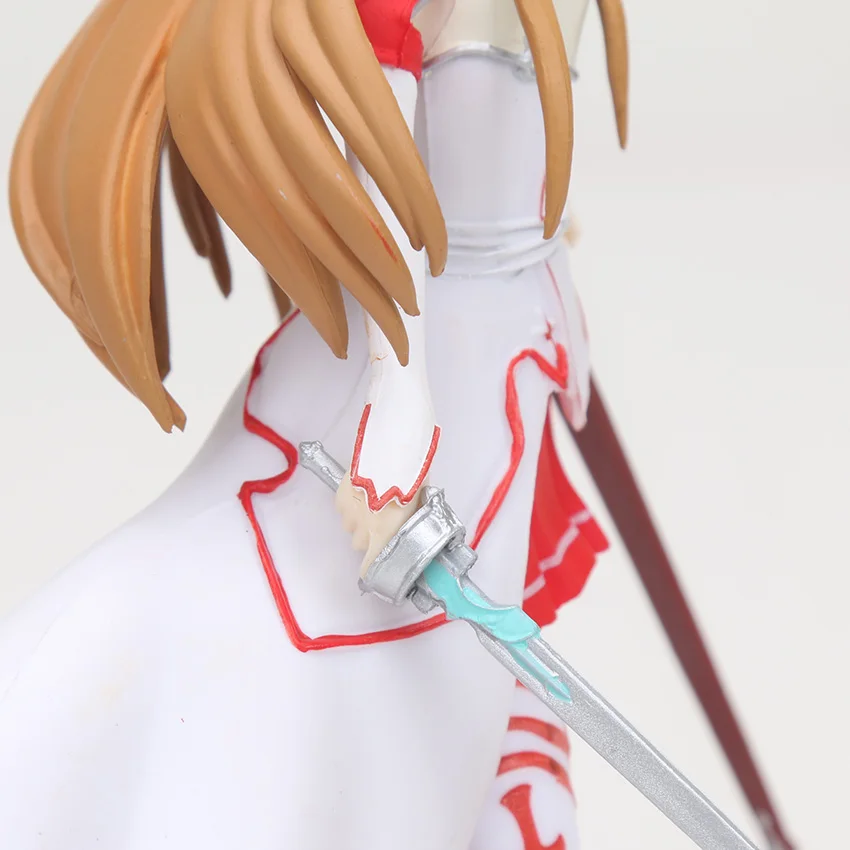 Аниме фигурки SAO yuki Asuna аниме из ПВХ 2 вида цветов онлайн|Игровые и трансформеры| |