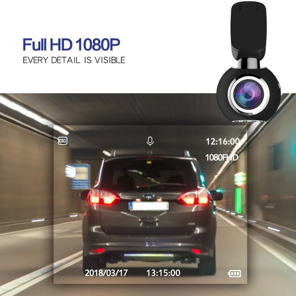 1,54 дюймовый ЖК-экран мини умный WiFi Автомобильный видеорегистратор 1080P Full HD видео регистратор gps регистратор ночного видения Автомобильный видеорегистратор
