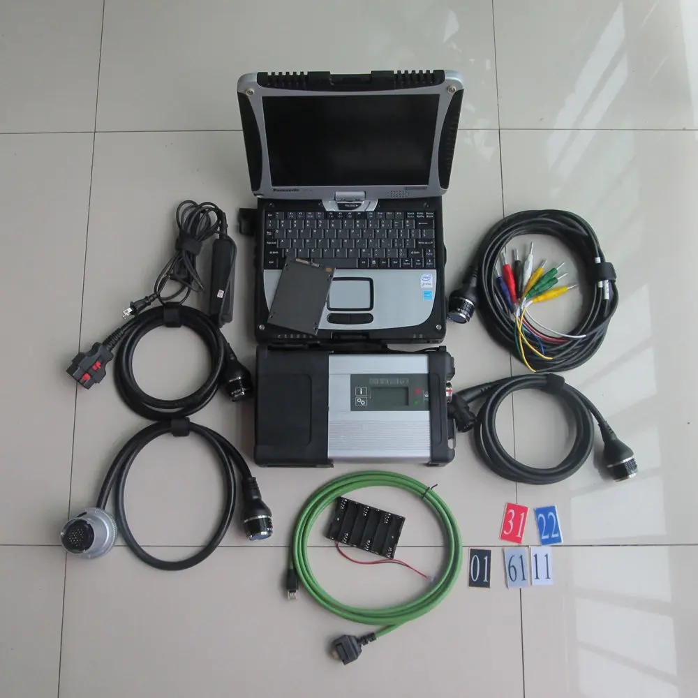  2019 MB STAR C5 SD conectar C5 con 201903 Software HDD militar portátil CF19 PC de diagnóstico para