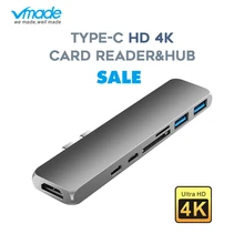 Двойной usb-концентратор 4 к hdmi адаптер thunderbolt 3,1 тип данных двойной usb-концентратор и адаптер для 13,3-дюймового или 15,4-дюймового MacBook Air