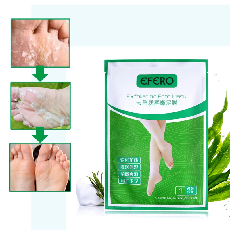 efero 3pair Baby Foot Peeling Mask Exfoliation for Feet Socks for