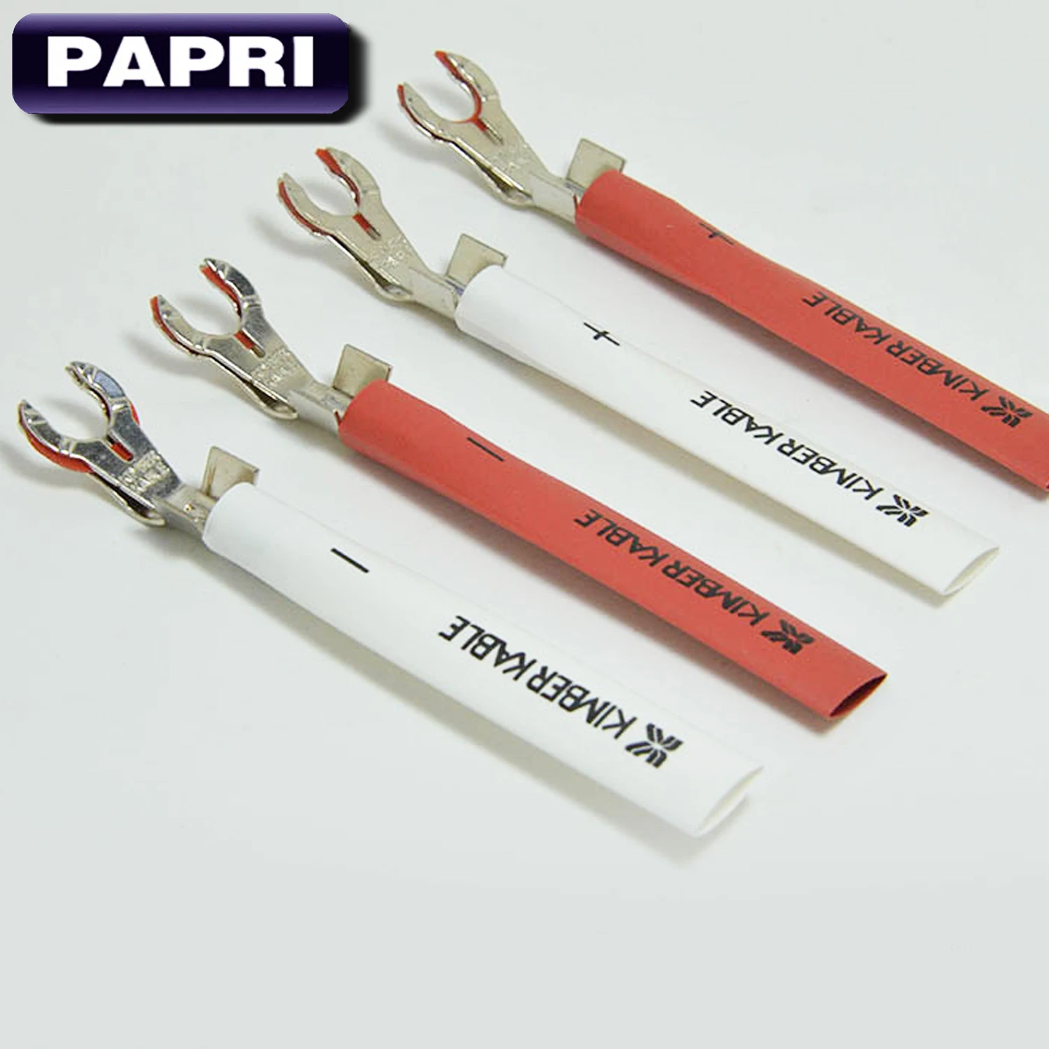 PAPRI DIY вилка Hi End родиевое покрытие спикер разъем для аудио усилителя штекер 2