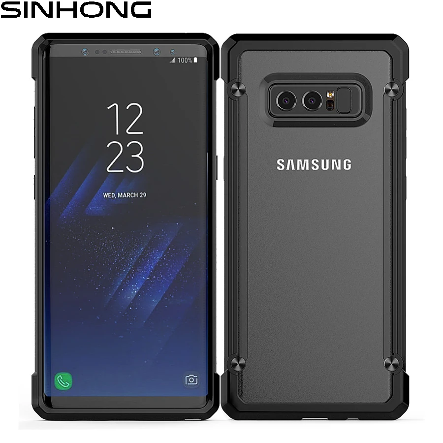 Semi Transparent Frosted Case For Samsung Galaxy Note 8 S8 S9 Plus S7 Edge Cover Soft Silicone Bumper Clear Hard Plastic Back |