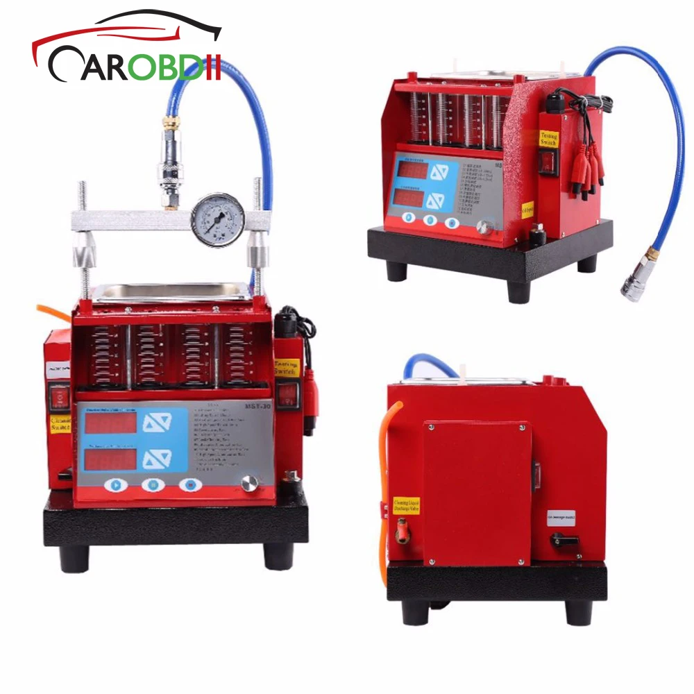 

Auto Ultrasonic cleaning Machine Fuel Injector tester and Cleaner MST-30 built-in 4 cylinder ultrasonic cleaning for Motorcycles