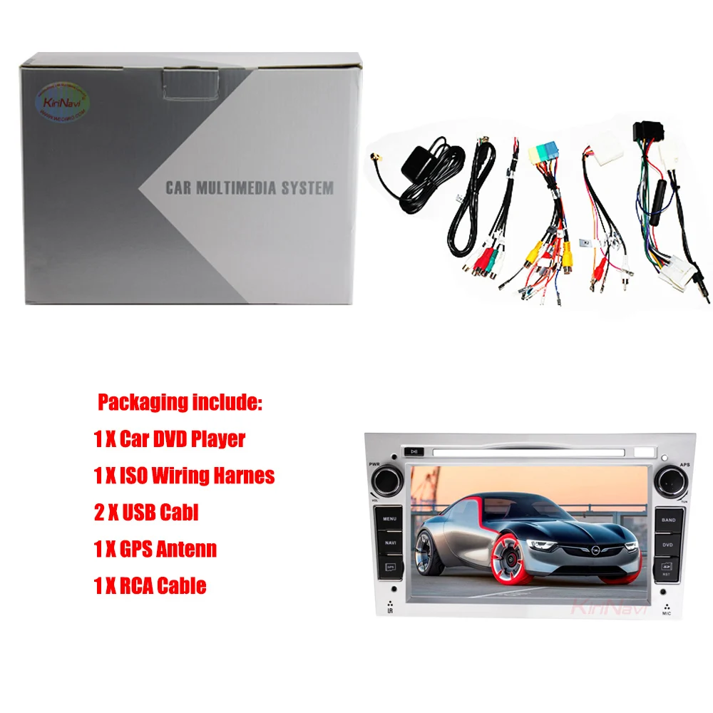 Flash Deal KiriNavi Octa core 4G LET android 7 car dvd for Opel ANTARA VECTRA ZAFIRA CORSA MERIVA ASTRA GPS support 4K Video 4G 5