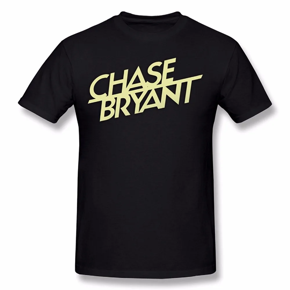 Новинка 2017 года Топы корректирующие с надписью Для мужчин футболка Chase Bryant Мужчин