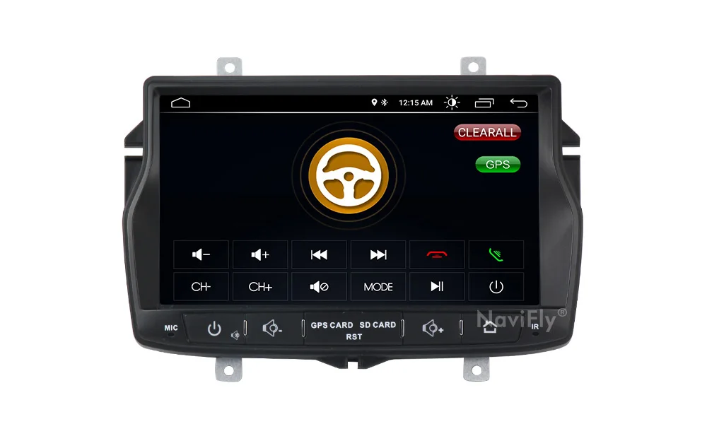 Clearance Navifly 1Din Android 8.1 Car dvd Multimedia Player Radio audio for Lada vesta GPS Navigation HD 1024*600 Head Unit Stereo MAP FM 11