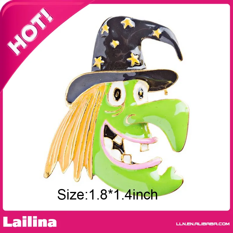 Buy Halloween Costume Jewelry Fun Witch Face Charm