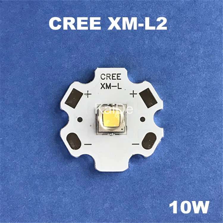 5 шт. оригинальный CREE XML2 светодиодный T6U2 10 Вт высокой мощности фонарик фары скутер мотоцикл светодиодный лампа источник света