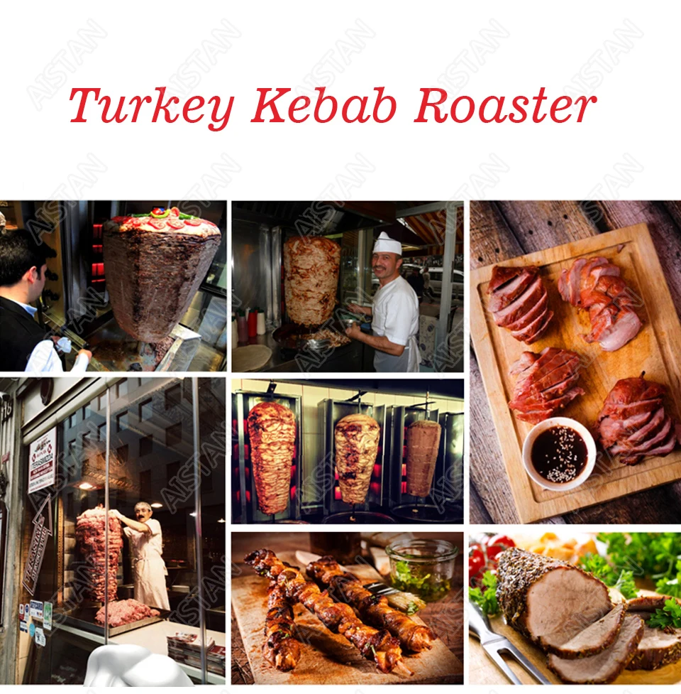 GB25 gas mini kebab machine