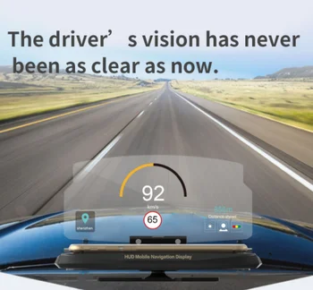 

by DHL or Fedex 50pcs Universal Car HUD Head Up Display Mobile Phone GPS Navigation HUD Bracket For Smart Phone