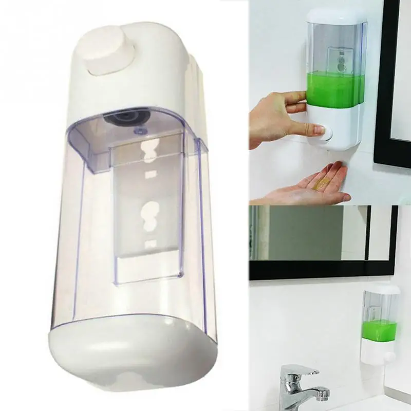 

Professional Wall Mounted Liquid Soap Dispenser Bathroom Hand Sanitizer Shower Gel Shampoo