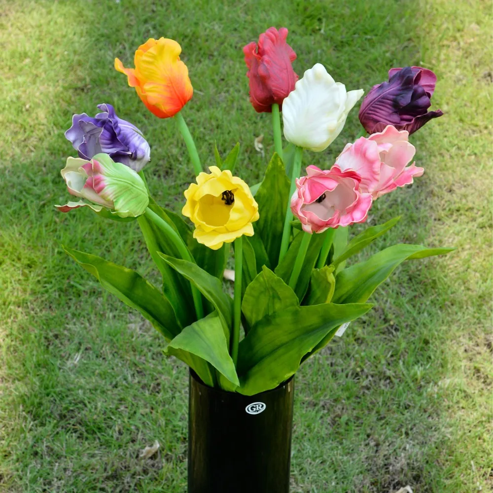Buy Wedding Decorations Artificial PU Tulip Flowers 29