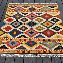 Индийское килим ручное плетение Kilrim ковер из чистой шерстяной гостиной спальни чайный столик нация ветер Carpetgc193kilimyg40