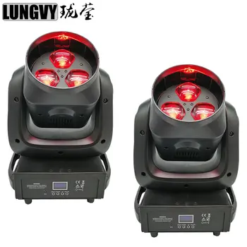 

Free Shipping 2pcs/Lot 3x40w RGBW 4in1 Zoom Moving Head Lights Bee Eye Led Moving Head Stage Lighting